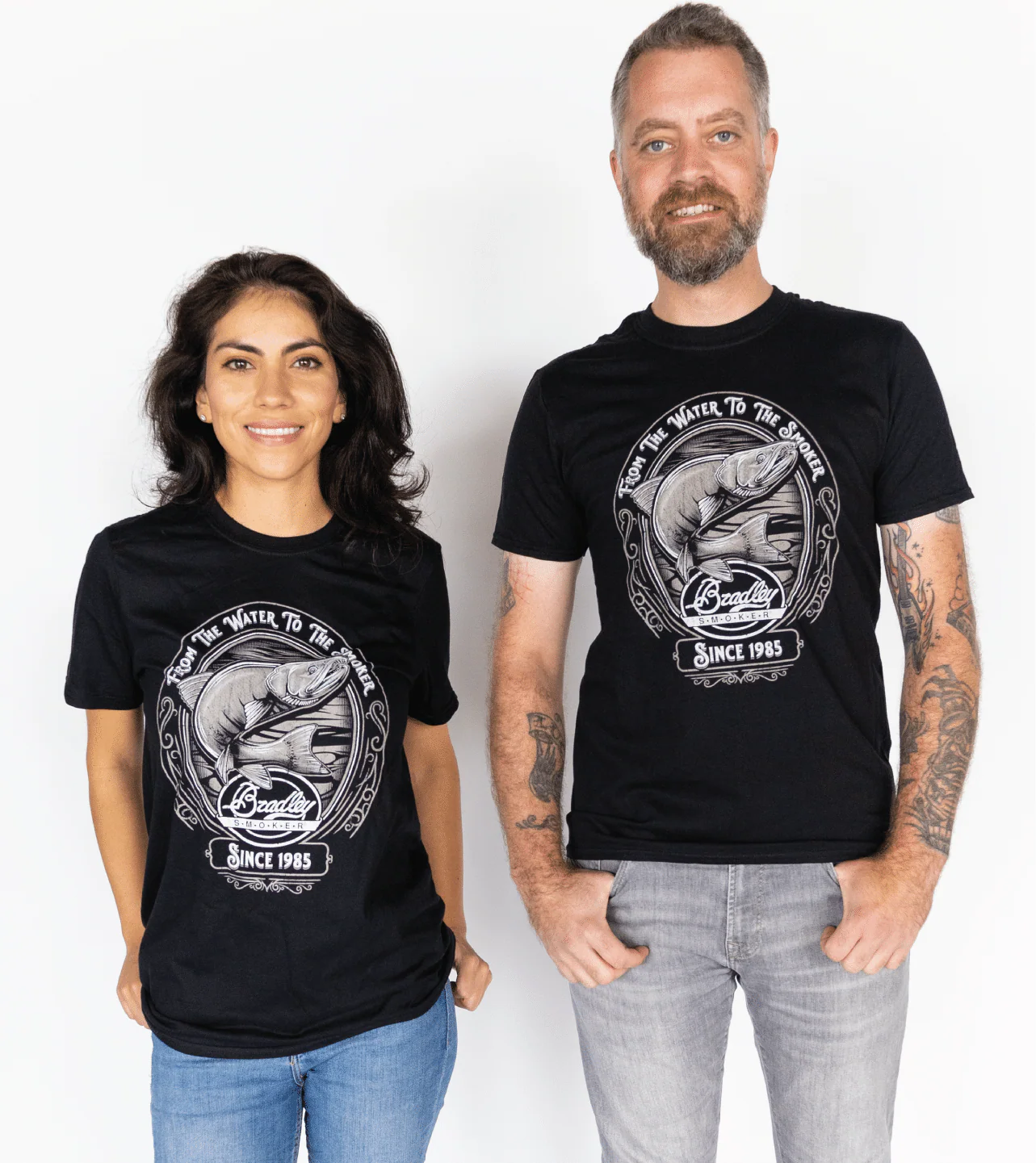 Bradley Salmon T-Shirt, Black - Image 5